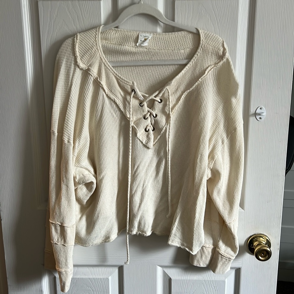 Beige Boho Sweater